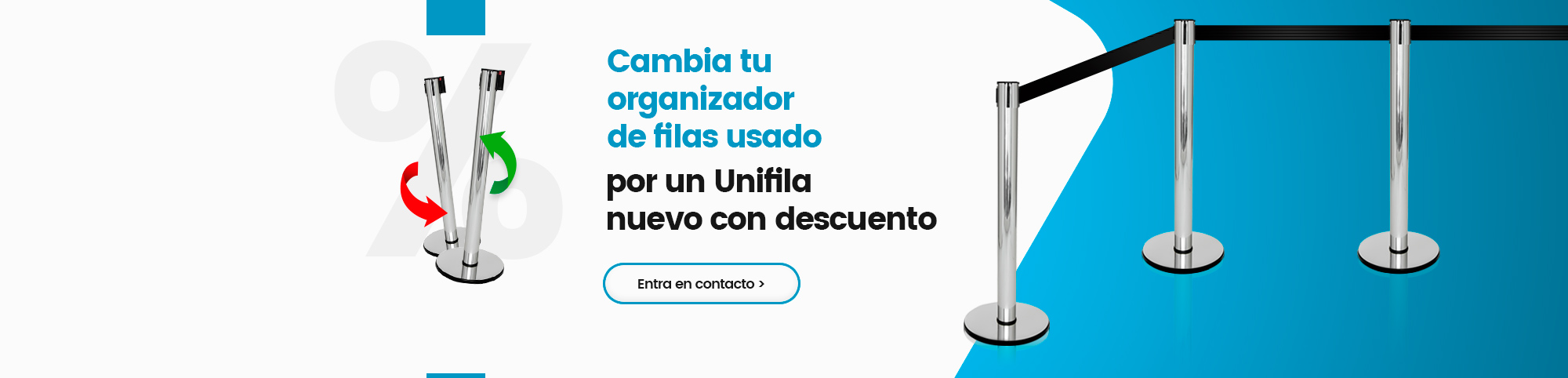 Cambia tuorganizadorde filas usado por un Unifilanuevo con descuento